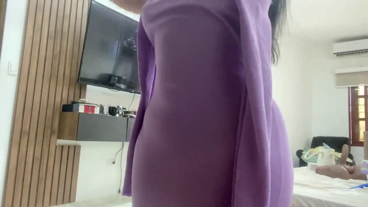 Voluptuous BBW woman undresses to pleasure my large member porn video